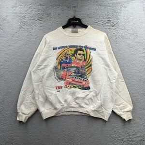 Jeff Gordon Vintage NASCAR Sweatshirt L  Racing  Hanes 1997 Front Back Pls